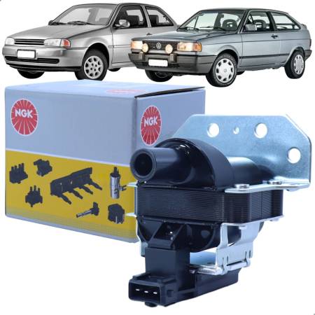 Bobina De Ignição Volkswagen Gol 1.0 16V 8V Ngk U1093
