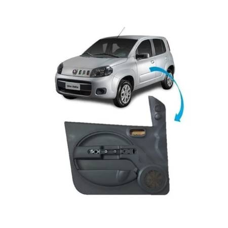 Forro Porta Dianteira Esquerda Uno 2011/ Fiat 100185677