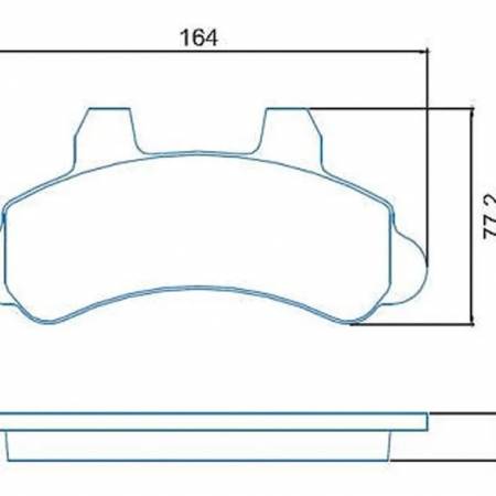 Pastilha De Freio Dianteiro Gm Bonanza D20 Silverado Veraneio Jurid Hq2036