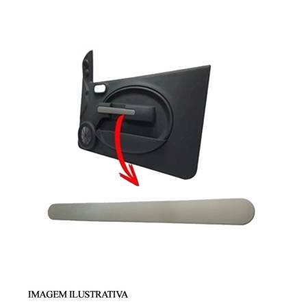 Moldura Macaneta Interna Direita Uno 2011 Fiat 100194339