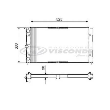 Rad Doblo 01/ 1.3 S/Ac Rv2539 Doblo 01/ 1.3 S/Ac