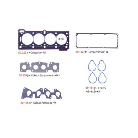 Jogo Juntas Do Cabecote Clio Megane Scenic 1.6 8V 1996 Em Diante Pathway 501009