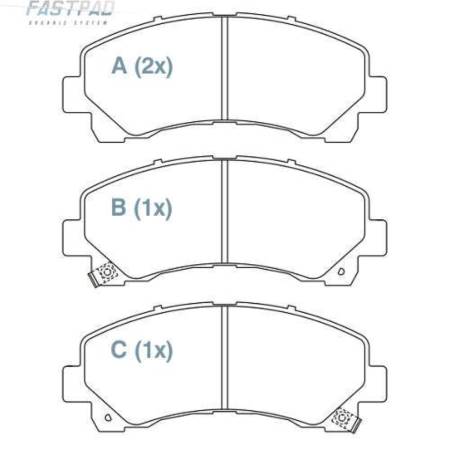 Pastilha De Freio Dianteira S10 Blazer 12/ Todos Willtec Fp963