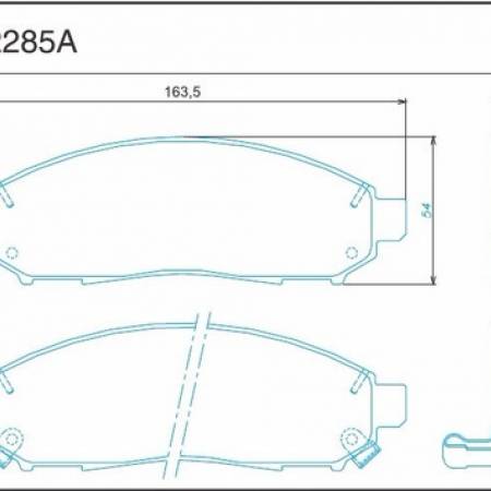 Pastilha Freio Diant Pathfinder Xterra 2005/ Jurid Hq2285