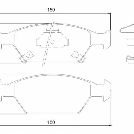 Pastilha De Freio Dianteira Honda Fit Dx Elx Lxl 2009/ Jurid Hq2207A
