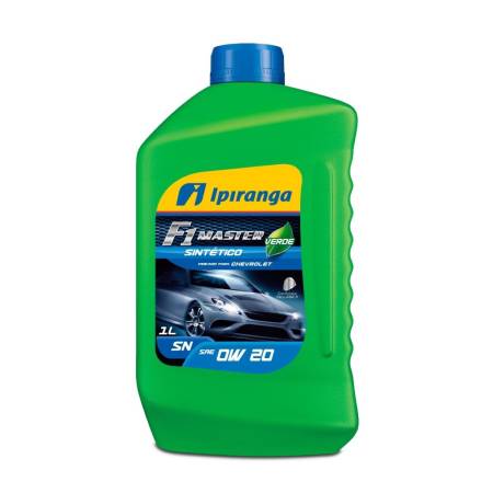 Oleo Motor 0W20 F1 Master Sintético 1L Ipiranga 1031800