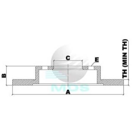 Disco De Freio Coupé Mds D31