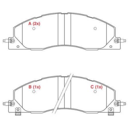 Pastilha De Freio Dodge Ram 2500 Dianteira Willtec Pw762