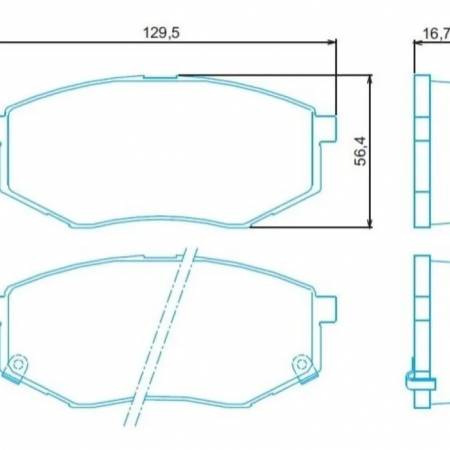 Pastilha De Freio Hyundai Ix35 2.0 2010/ Jurid Hq2284A