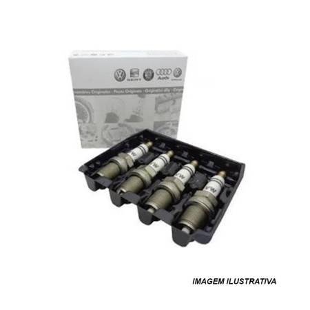 Velas Fox Gol Polo 1.0 1.6 2004/ Vw 101905609