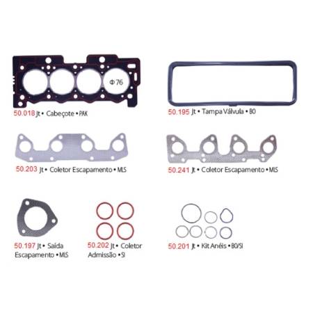 Jogo Juntas Do Cabecote 206 307 C2 C3 1.4 8V 2001 Em Diante Pathway 501015