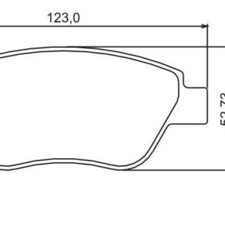 Pastilha De Freio Dianteira Stilo 1.8 8V 2002/ Jurid Hq2179