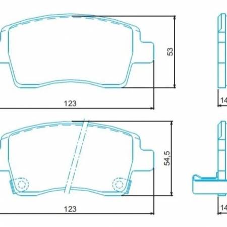 Pastilha De Freio Dianteira Toyota Etios 12/ Jurid Hq2288A
