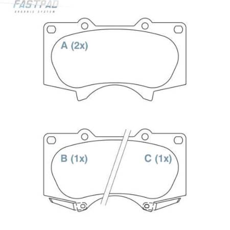 Pastilha Freio Diant Ceram Pajero Full 2009/ Willtec Fp697
