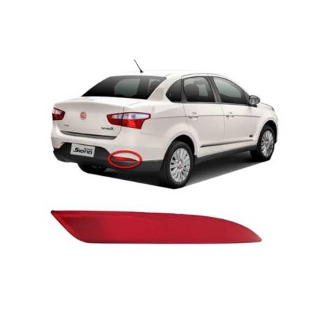Refletor Parachoque Tras Direito Grand Siena Fiat 51884324