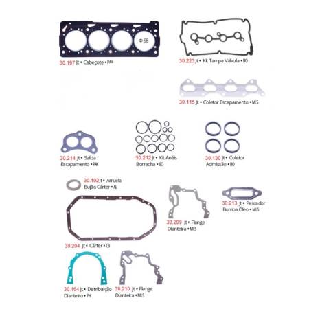 Junta Motor Gol 10000 Gol Turbo Parati 1.0 16V 1997 Em Diante Pathway 30531