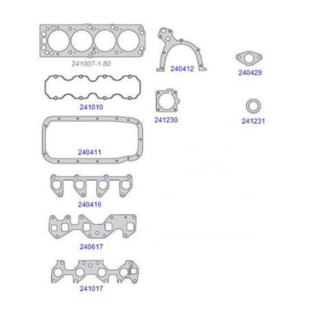 Junta Do Motor Celta 1.4 8V 2004/ Gasolina Taranto 241000