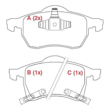 Pastilha De Freio Astra Aro 15 Meriva Vectra Willtec Fp72Pa