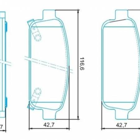Pastilha De Freio Traseira Gm Cruze 2012/ Jurid Hq2306