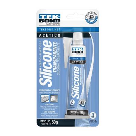 Silicone Acetico Incolor Multiuso 50G Tekbond 22034001202