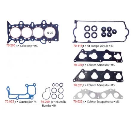 Jogo Juntas Do Cabecote Superior Civic Vtec 1.7 16V 2001 Em Diante Pathway 70101