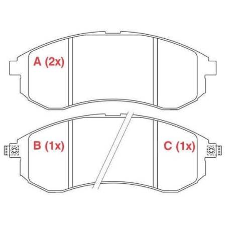 Pastilha De Freio Dianteira L200 Sport Fastpad Willtec Fp387
