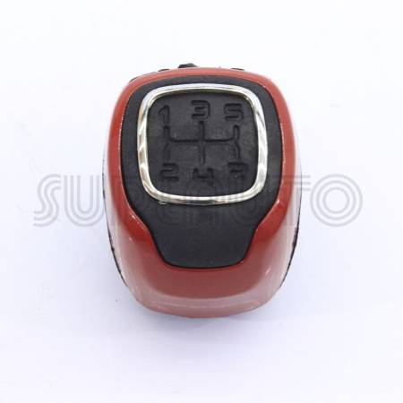 Bola Cambio Vermelho Aro Cromado Uno Sport Autoplast Ap1154