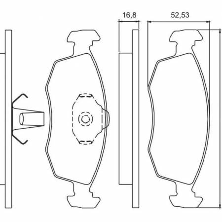 Pastilha Freio Diant Fiat Idea 02/ Linea 08/ Jurid Hq2183