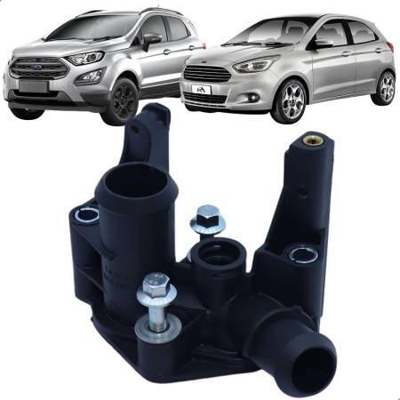 Carcaça Valvula Termostatica Fiesta 2010 Focus Ecosportford 7M5G8K556Ac