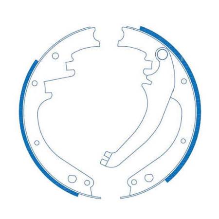 Sapata De Freio Blazer 1995/ S10 1995/ Ranger 2005/ Jurid Hq518A