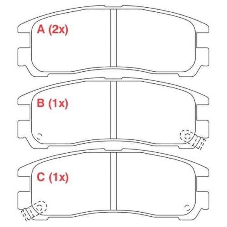 Pastilha Freio Tras Ceramica Pajero Tr4 2003/ Willtec Fp869
