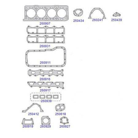 Junta Do Motor Palio Siena 1.6 16V /2000 Taranto 260900