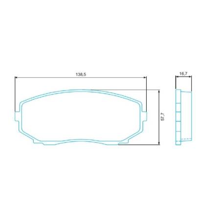 Pastilha De Freio Dianteira Ford Edge 2007/ Jurid Hq4016