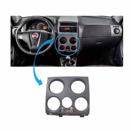 Moldura Comando Ar Condicionado Palio 2004/ Fiat 100221273