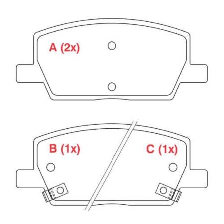 Pastilha Freio Dianteira Tracker 2018/ Willtec Pw998