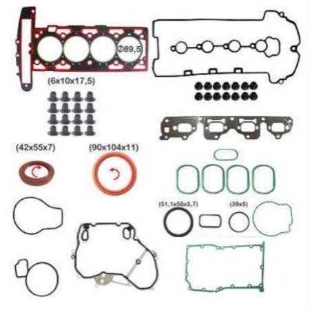 Junta Do Motor Captiva Malibu 2.4 16V Ecotec Bastos 1210162Pkr