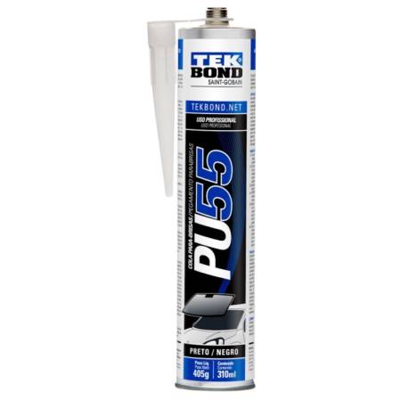 Cola Parabrisa Pu55 Preto 310Ml Tekbond 20904001000