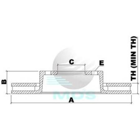 Disco De Freio Astra Calibra Vectra Mds Dsd48