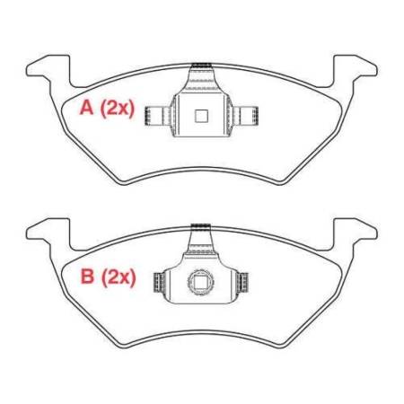 Pastilha Freio Vw Up 1.0I 12V 2014/ Willtec Pw257