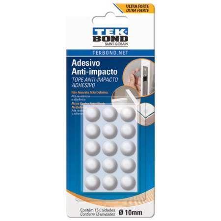 Adesivo Anti-Impacto 10Mm 15 Unidades Tekbond 23501001000