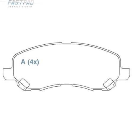Pastilha De Freio Asx Compass Outlander Willtec Fp592