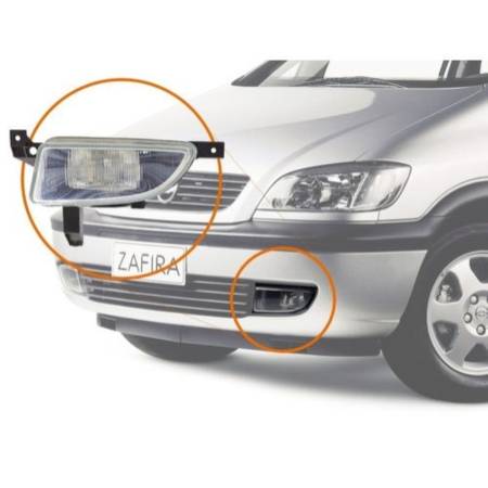 Farol Auxiliar Milha Neblina Zafira 2000 Em Diante Gm 24407174
