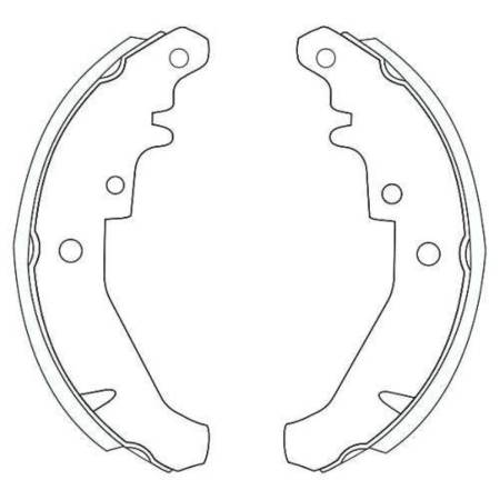 Sapata Freio Fiat Novo Palio Uno Siena Willtec Sw48