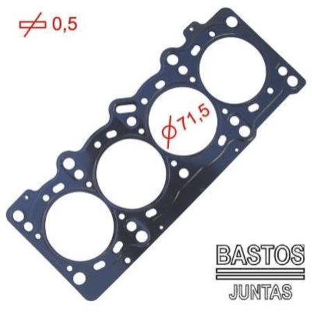 Junta Cabecote Uno Fire 1.0 8V Bastos 141549Ml