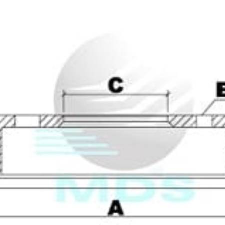Disco De Freio Bravo Doblo Punto Stilo Strada Linea Mds D50