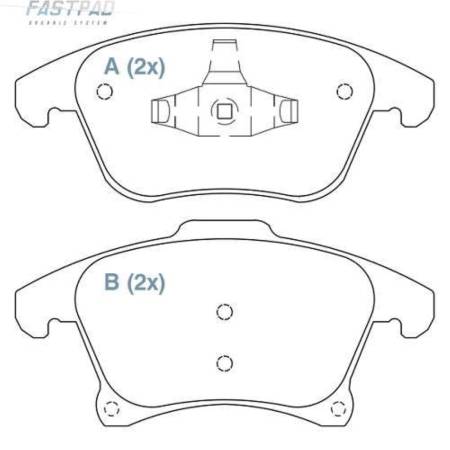 Pastilha De Freio Dianteira Ford Fusion Willtec Fp179