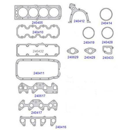 Junta Do Motor Corsa 1.4 1.6 8V 1995/ Taranto 240400