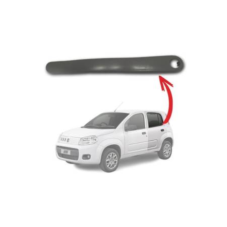 Moldura Puxador Porta Traseira Le Uno 2011/ Fiat 100194344