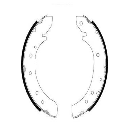 Sapata De Freio Ducato 94/ Boxer 94/ Jumper 94/ Jurid Hqj534