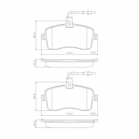 Pastilha De Freio Peugeot 407 2004/ Frasle Pd1477E